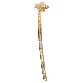 Orecchini Tiffany & Co. T Wire Bar Diamond in oro rosa 18K