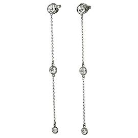 Pendientes Tiffany & Co. By the Yard Drop de diamantes en platino