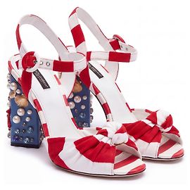 Sandalias Dolce & Gabbana con adornos marítimos