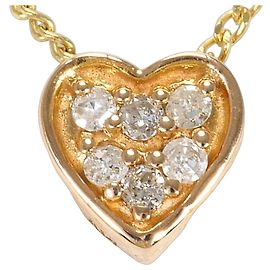 Autre Marque Collar de oro de 14K con diamante