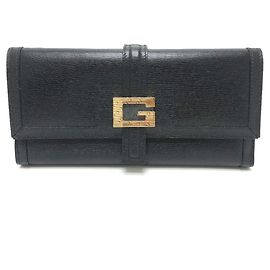 Portafoglio lungo bi-fold Gucci G Logo