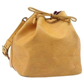 Borsa a tracolla LOUIS VUITTON Epi Petit Noe Tassili Yellow M44109 LV Auth 198986