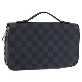 LOUIS VUITTON Damier Grafitte Zippy XL Wallet N41503 LV Auth 198537