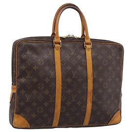 LOUIS VUITTON Monogram Porte Documents Voyage Business Bag M53361 LV Auth 200192