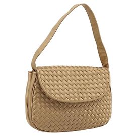 Borsa BOTTEGA VENETA INTRECCIATO Satin Gold Auth 197646