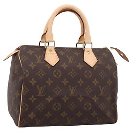 LOUIS VUITTON Monogram Speedy 25 Hand Bag M41528 LV Auth 196878SAM