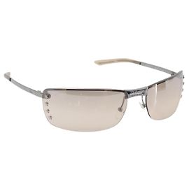 Gafas de sol Christian Dior metal Brown Auth yk20755M