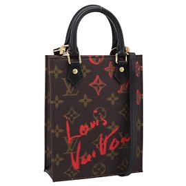 LOUIS VUITTON Monogram Falling in Love Petit Sac Plat 2way M80839 Auth 199000M