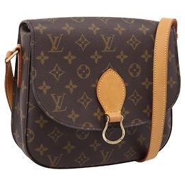 LOUIS VUITTON Monogram Saint Cloud GM Shoulder Bag M51242 LV Auth 197625V