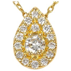 Autre Marque Collana in oro giallo 18K con diamante