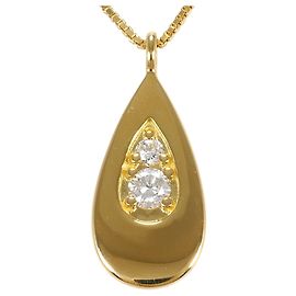 Autre Marque Collar de oro amarillo de 18K con diamante