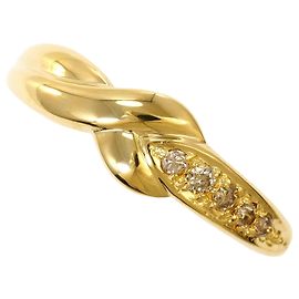 Autre Marque Ringband aus 18K Gelbgold mit Diamant