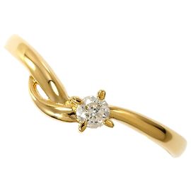 Autre Marque Ring aus 18K Gelbgold mit Diamant