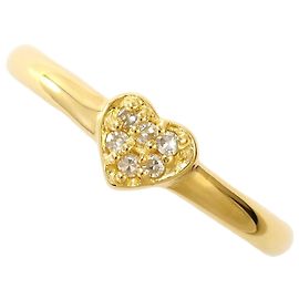 Autre Marque Anello fede in oro giallo 18K e diamanti