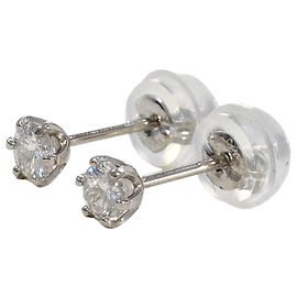 Autre Marque Gebrauchte PT900 Platin-Stecker mit Diamant