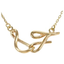 Autre Marque Collana in oro giallo 10K con diamante brown