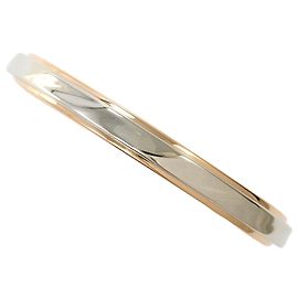 Autre Marque Ehering aus 18K Roségold und Platin mit Saphiren