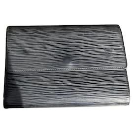 Louis Vuitton Epi Leather Long Wallet Black