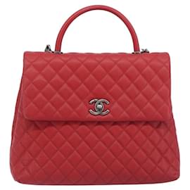 Chanel Coco Top Handle Caviar Large