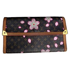 Louis Vuitton x Takashi Murakami Cherry Blossom Cartera Monogram