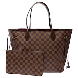 Borsa LOUIS VUITTON Neverfull in Tela Marrone - 103852