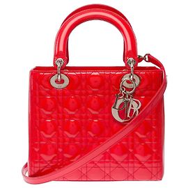 Borsa DIOR Lady Dior in Pelle Rossa - 103867