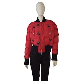 Dsquared2 Chaqueta Bomber Misty Mountains de Plumón Roja