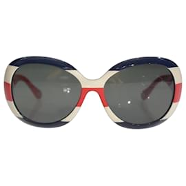 Dolce & Gabbana D&G 8058 Occhiali da sole oversize righe nautiche