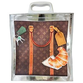 Borsa shopper Louis Vuitton Monogram "Le Sac" in tela rivestita e pelle