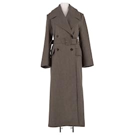 Cappotto lungo grigio Marc by Marc Jacobs in viscosa