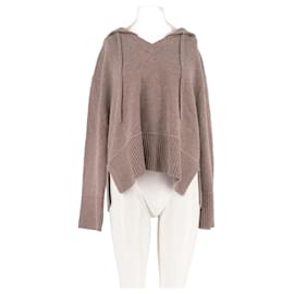 Autre Marque Brauner Kaschmirpullover