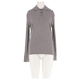 Autre Marque Polo de lana gris 440ME