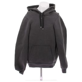 Courreges Kapuzenpullover Grau Baumwolle