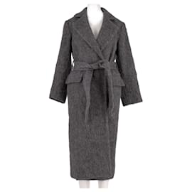 Autre Marque ALMADA LABEL Wollmantel Grau XS