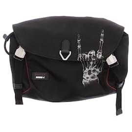 Borsa a cintura Bally Shok-1 Cage T X Funk Nera