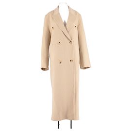 Autre Marque Abrigo de cachemira beige