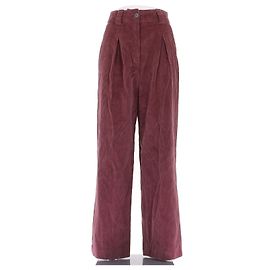 Pantalones de pana acanalados rosa SéZane