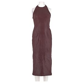 Autre Marque DL1961 Baumwollkleid in Burgundrot