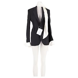 Autre Marque Blazer BETTTER de lino negro XS