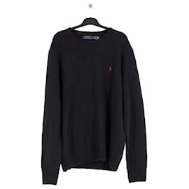 Maglione in lana nero Ralph Lauren