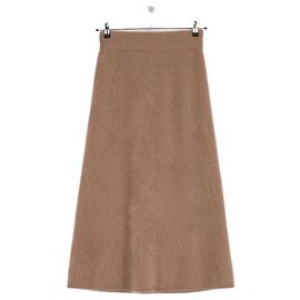 Autre Marque Falda de cachemira beige LISA YANG