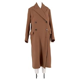 Stella Mc Cartney Stella McCartney Langer brauner Wollmantel