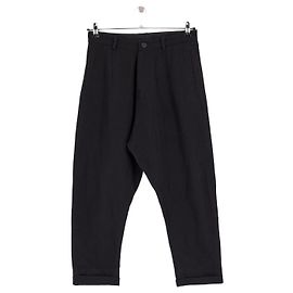 Autre Marque Pantalones de algodón negros ISABEL BENENATO