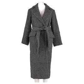 Autre Marque ALMADA LABEL Wollmantel Grau XS