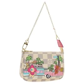 LOUIS VUITTON Damier Azur Vivienne Mini Pochette Accessoires