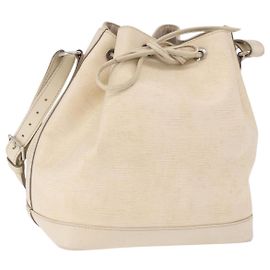 LOUIS VUITTON Epi Petit Noe Shoulder Bag White Yvoire M4084J LV