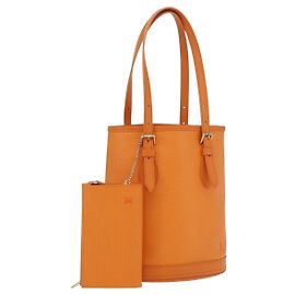 LOUIS VUITTON Epi Bucket PM Shoulder Bag Orange Mandarin M5899H LV