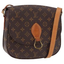 LOUIS VUITTON Monogram Saint Cloud GM Shoulder Bag M51242 LV