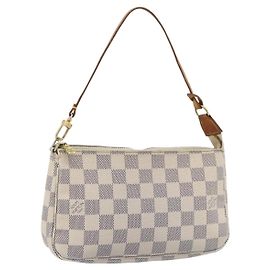 LOUIS VUITTON Damier Azur Pochette Accessoires Pouch N51986 LV