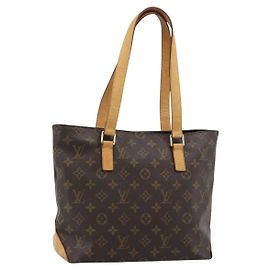 LOUIS VUITTON Monogram Cabas Piano Tote Bag M51148 LV